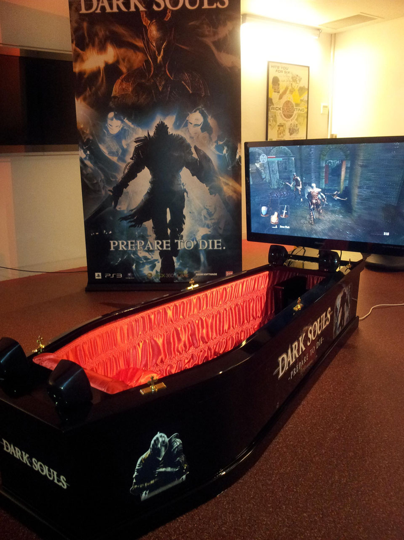 Illustration for article titled Why Not Play Dark Souls In a Coffin